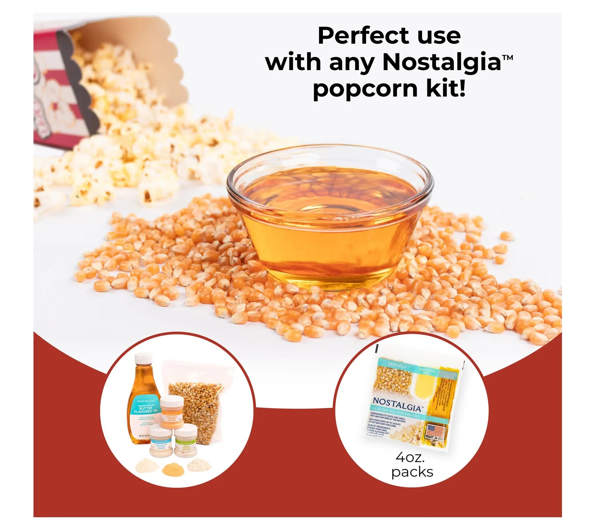 Nostalgia 6 QT Stainless Steel Stirring Popcornpopper