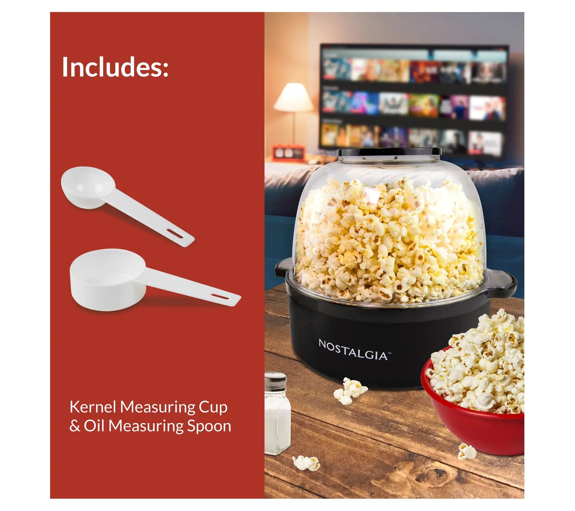 Nostalgia 6 QT Stainless Steel Stirring Popcornpopper