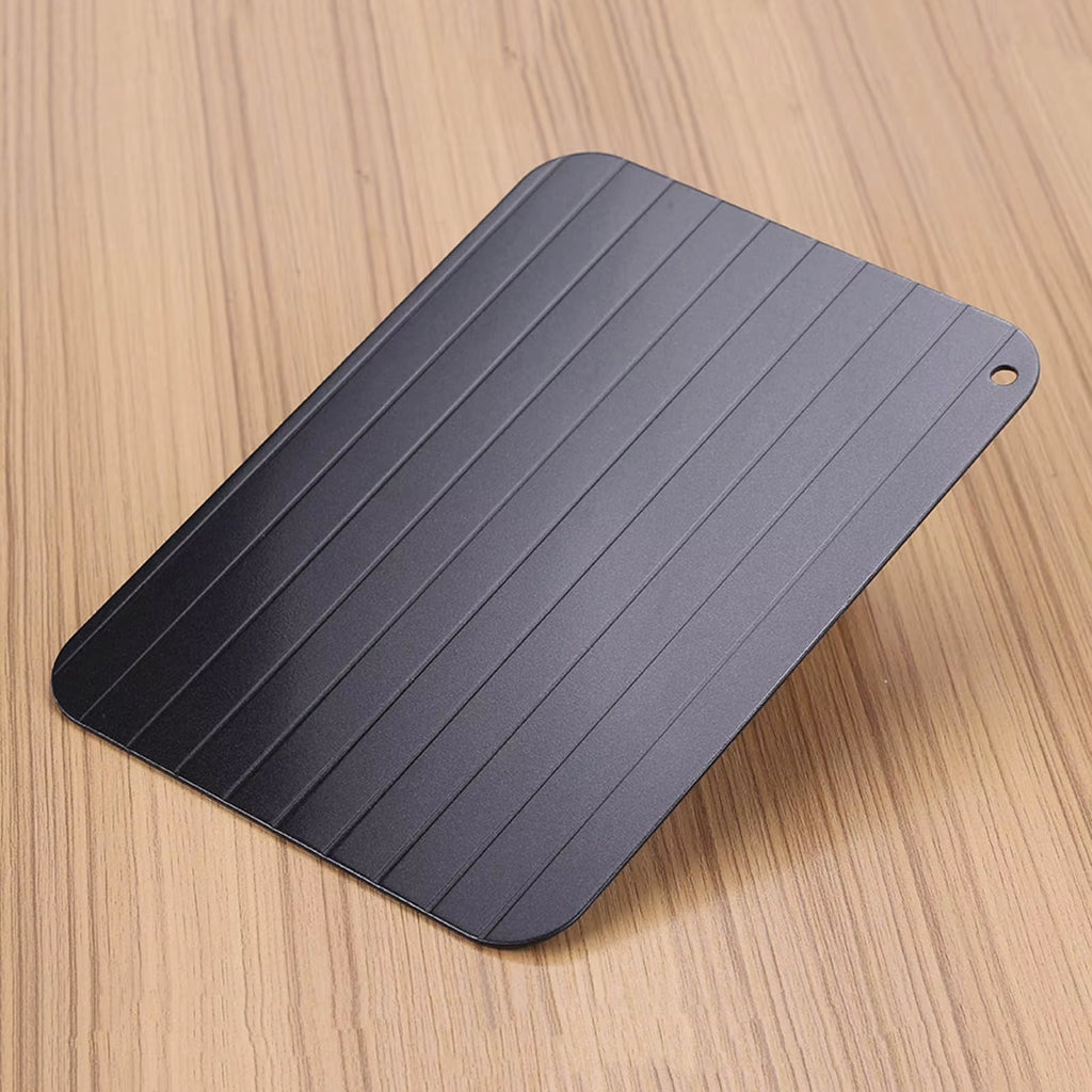 Defrosting Tray Fast Defrost Tray Thaw Tray Metal Aluminum Fast Food Meat Defrosting Thawing Tray Plate Home Kitchen Gadget