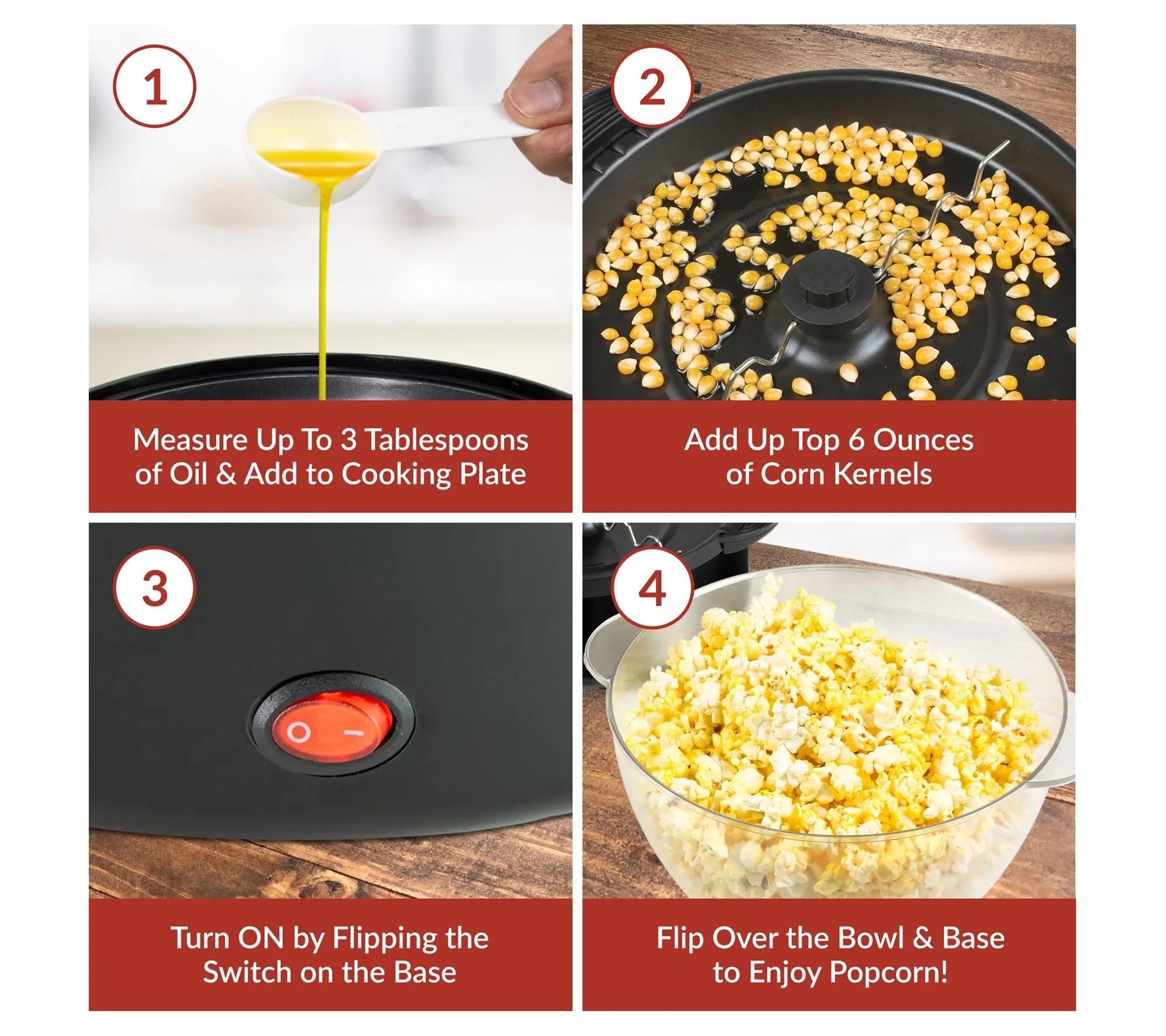 Nostalgia 6 QT Stainless Steel Stirring Popcornpopper